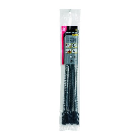 Gardner Bender 12 in. L Black Beaded Cable Tie 15 pk 45-12BEADBK